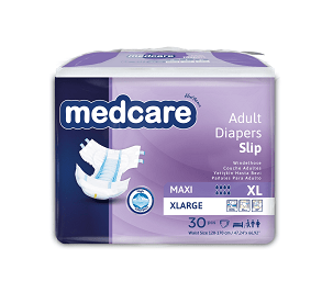 Pelene za odrasle Medcare MAXI NIGHT Slip Adult Diapers 30 komada - XL