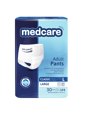 Pelene-gaće za odrasle Medcare CLASSIC Adult Pants 30 komada - L