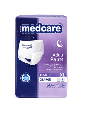 Pelene-gaće za odrasle Medcare MAXI NIGHT Adult Pants 30 komada - XL