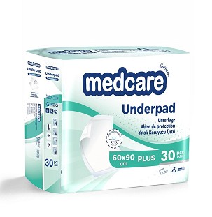 Podmetači Medcare Plus 90x60cm 30 komada